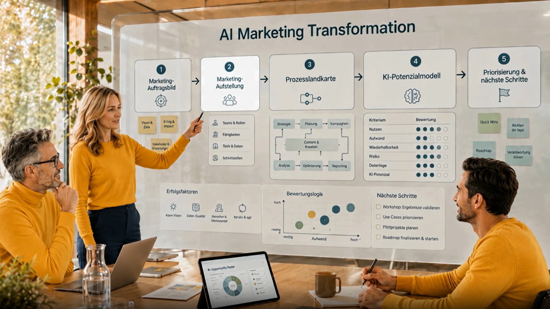 AI Marketing Transformation – KI-Transformation für Marketingbereiche