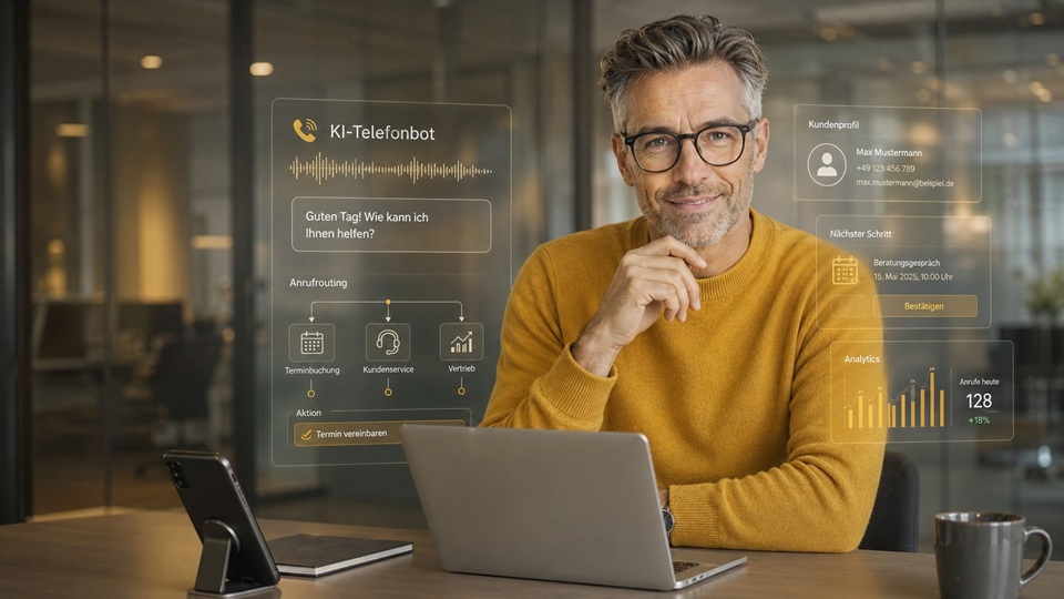 KI-Telefonassistenz – Eingehende Anrufe automatisieren