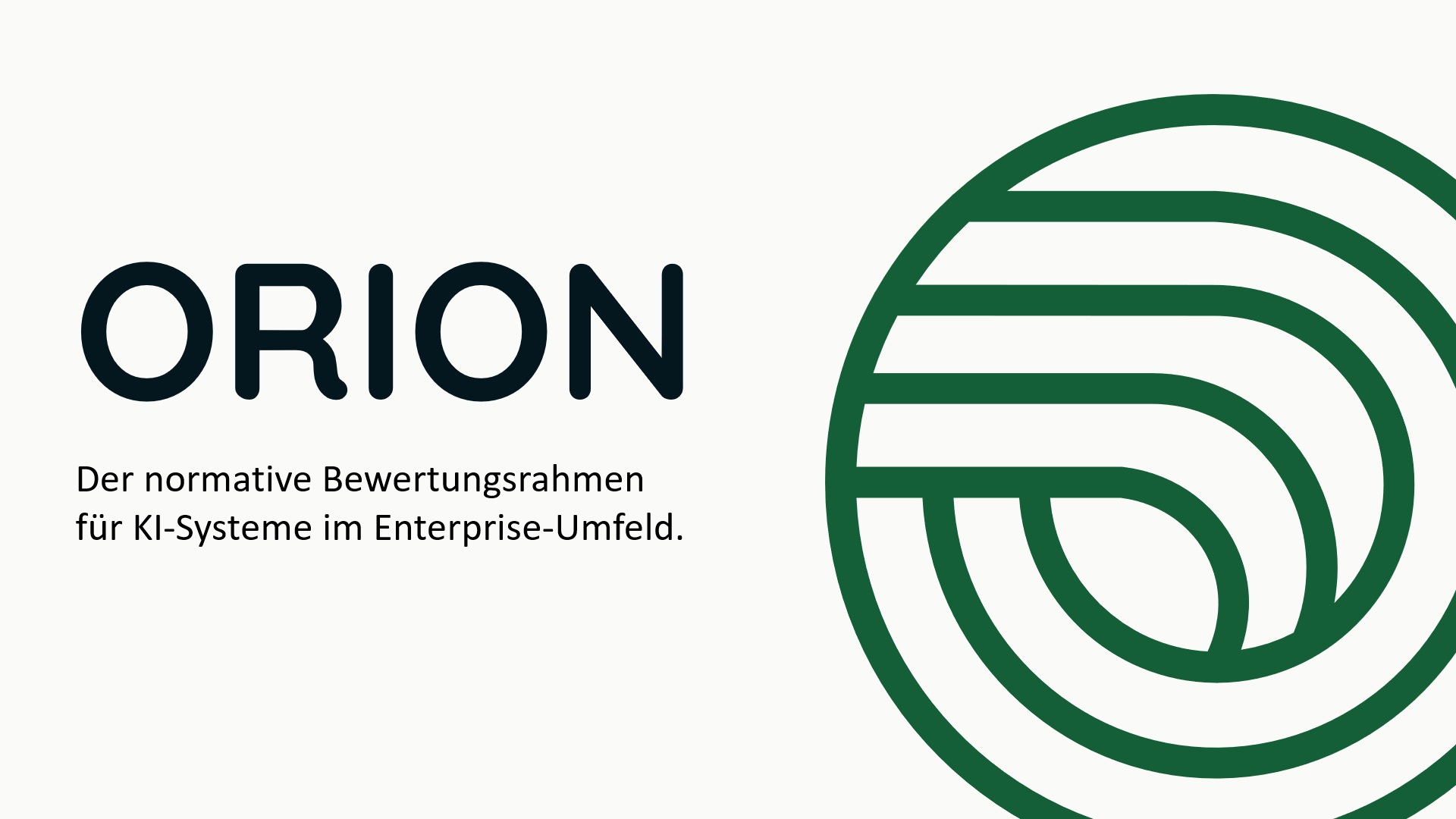 ORION – KI-Governance-Rahmen